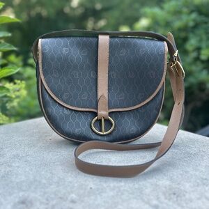 Handbag, Dior Flap Crossbody Bag Brown